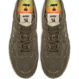 Autry Green Embroidered Espadrille Sneakers