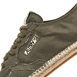 Autry Green Embroidered Espadrille Sneakers