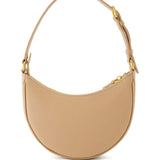 Valentino Garavani Beige Crescent Shaped Shoulder Bag