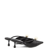 Jimmy Choo 50mm Sana pearl-embellished mules