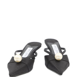 Jimmy Choo 50mm Sana pearl-embellished mules