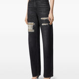 Versace Metal Mesh Regular-Fit Jeans