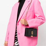 Versace Black Greca Goddess Crossbody Bag