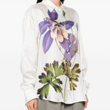 Pierre Louis Mascia White Floral Shirt