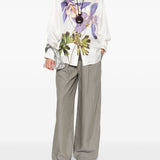 Pierre Louis Mascia White Floral Shirt