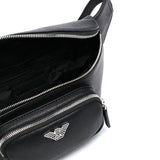 Emporio Armani leather logo-plaque belt bag