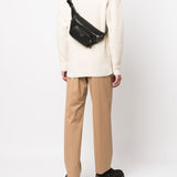 Emporio Armani leather logo-plaque belt bag