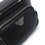 Emporio Armani leather logo-plaque belt bag