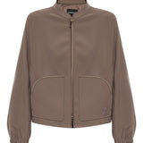 Emporio Armani Dove Grey Zipped Coats