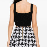 Balmain Black Sleeveless Tops