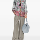 Pierre Louis Mascia Blue Embellished Shirt