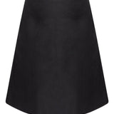Alexander McQueen Satin A-line skirt