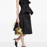 Alexander McQueen Satin A-line skirt