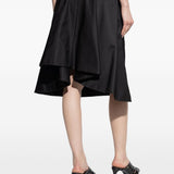 Alexander McQueen Satin A-line skirt