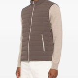Brunello Cucinelli Quilted zip-front vest