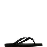 Balenciaga Black Thong Design Flip Flops