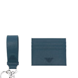 Emporio Armani card holder in ASV regenerated saffiano leather