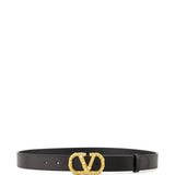 Valentino Garavani crystal embellishment VLogo Signature leather belt