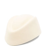 Valentino Garavani Vlogo Signature cream wool hat