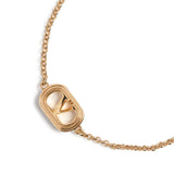 Valentino Garavani Gold Tone VLogo Bracelet