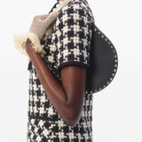 Valentino Garavani Mini Rockstud Hobo Bag in Grainy Calfskin