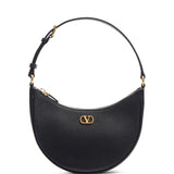Valentino Garavani Black VLogo Signature Mini Hobo