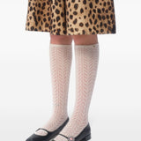 Valentino Garavani Black Crystal Buckle Flats