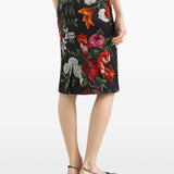 Dolce & Gabbana Flower print satin dress