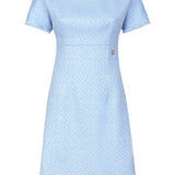 Dolce & Gabbana Rachel tweed midi dress with DG logo