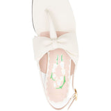 Valentino Garavani Bow-embellished slingback sandals
