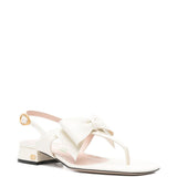 Valentino Garavani Bow-embellished slingback sandals