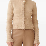 Fabiana Filippi Beige Horizontal Stripe Jacket