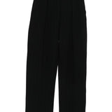 Emporio Armani Black Pleated Trousers