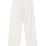 Emporio Armani Ivory Textured Weave Trousers