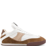 Chloé Brown Quilted Suede Sneakers