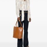 Chloé Cognac Spin Tote Bag