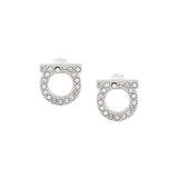 Ferragamo Gancini crystals earrings