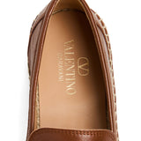 Valentino Garavani Vlogo Signature Calfskin Moccasin