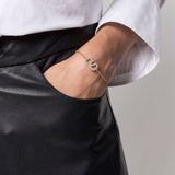 Valentino Garavani Gold V Logo Bracelet