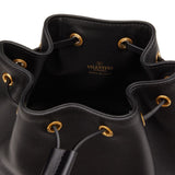 Valentino Garavani Mini Bucket Bag With Chain Vlogo Signature In Nappa Leather