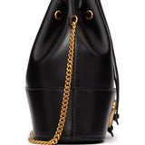 Valentino Garavani Mini Bucket Bag With Chain Vlogo Signature In Nappa Leather