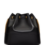 Valentino Garavani Mini Bucket Bag With Chain Vlogo Signature In Nappa Leather