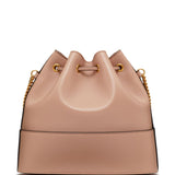 Valentino Garavani Mini Bucket Bag With Chain Vlogo Signature In Nappa Leather