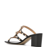 Valentino Garavani Rockstud Calfskin Slider Sandal 60mm