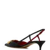 Valentino Garavani Vlogo Signature Slingback Décolleté In Calfskin 40mm