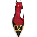 Valentino Garavani Vlogo Signature Slingback Décolleté In Calfskin 40mm
