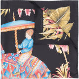 Ferragamo India-print silk scarf