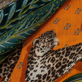 Ferragamo Madras print cashmere stole