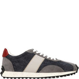 Tod's Vintage T-Sneakers in Suede and Technical Fabric