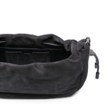 Brunello Cucinelli Navy Drawstring Crossbody Bag